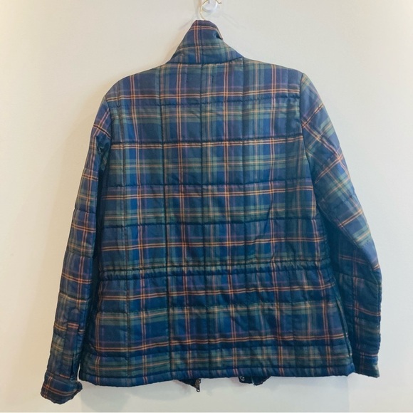 RALPH LAUREN LRL  Sz L Plaid Light Puff Inside Drawstring Funnel Neck Jacket - Picture 12 of 12